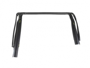Upper rear right door molding Jeep Cherokee KL 14- chrome with glass seal
