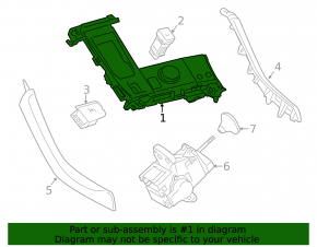 Lexus CT200h 14-17 Shift Mode Control Panel