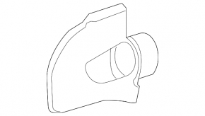 Air intake cuff right Porsche Cayenne 958 11-17 4.8 Turbo