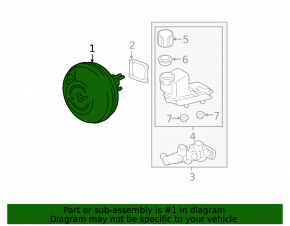 Mazda6 03-08 vacuum booster