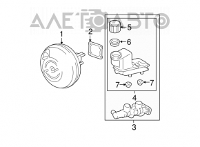 Mazda6 03-08 vacuum booster