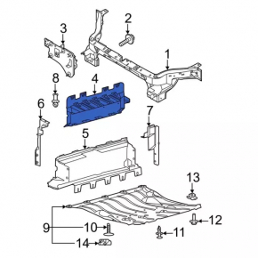 Upper Radiator Duct Ford Mustang Mach-E 21-23