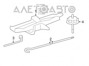 Toyota Highlander 20- Jack Handle