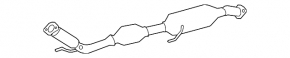 Intake pipe with catalytic converter Toyota Camry v70 18- 2.5, hybrid FWD