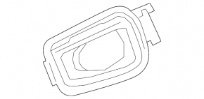 BMW 8 G16 20-25 Fuel Filler Door Housing