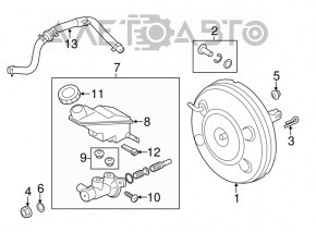 Vacuum booster Kia Sorento 16-20 2.4 3.3