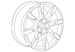 Wheel disk R18 5*112 VW Beetle 12-19 curb