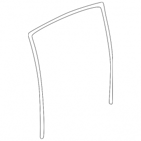 Rear left window seal for Subaru Outback 10-12