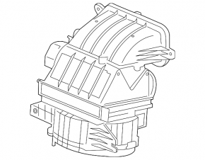 Heater housing bare right Acura ILX 13-15
