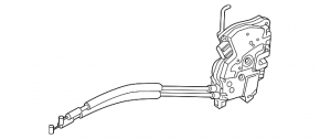 Rear right door lock Hyundai Kona 18-23