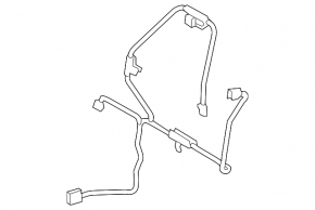 Lexus ES300h ES350 13-18 Small Passenger Seat Wiring, Type 2