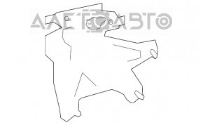 Rear wiper linkage with motor Toyota Highlander 08-13
