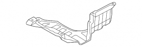 Front left fender liner Hyundai Elantra UD 11-13 prerest