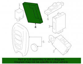 Keyless Access Control Unit Subaru Forester 25-26