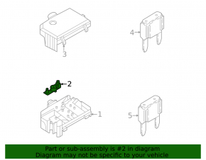 The positive terminal of the Hyundai Tucson 16-21 battery with housing and wiring.