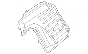 Inner plug left wing Hyundai Santa FE Sport 13-18