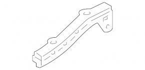 Front right threshold bracket Porsche Panamera 10-16