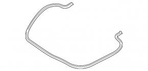 Front hood seal Porsche Panamera 10-16