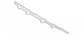 Lower grille of the front bumper Porsche Cayenne 19-26