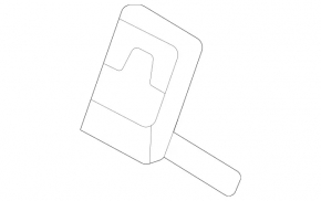 Mercedes GLC 300 20-22 rear bumper towing hook cap, AMG pkg