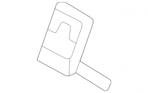 Mercedes GLC 300 20-22 rear bumper towing hook cap, AMG pkg