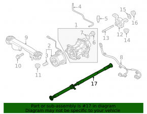 Cardan shaft driveshaft Mazda CX-50 23-25