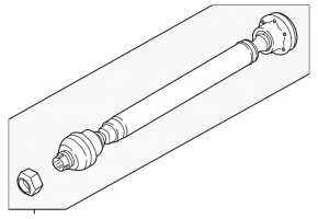 Front driveshaft for Land Rover Range Rover 13-21 3.0, 5.0