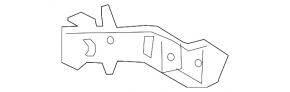 Front left wing bracket Mazda CX-9 16-