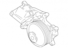 Water pump BMW X5 F15 14-18 N57