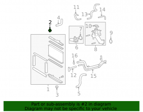 Bracket radiator support upper left Lexus IS250 06-13