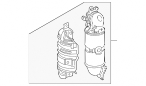 Honda Accord 18-22 1.5T Catalytic Converter
