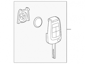 Key Chevrolet Cruze 11-16