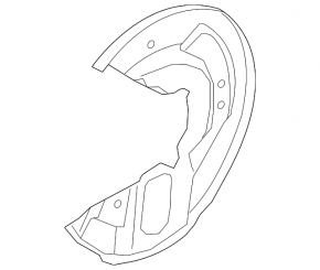 Brake Disc Cover Front Right Volvo XC40 19-25 for R17