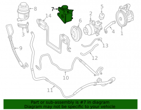 Power Steering Reservoir Mercedes W164 ML W251 R M272