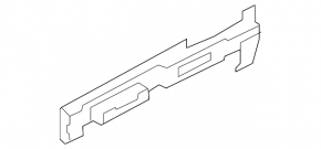 Rear right threshold bracket for BMW X2 F39 18-23