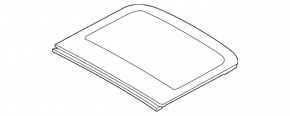 Rear sunroof glass Mini Cooper F56 3d 14-24
