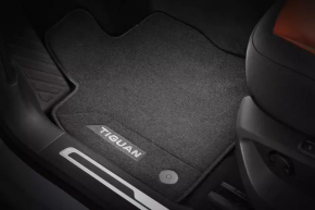 Floor mat front left VW Tiguan 18-24 rubber black