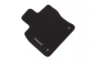 Floor mat front left VW Tiguan 18-24 rubber black