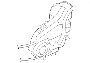 Subaru Forester 25-26 rear right door lock
