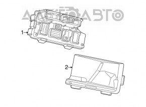 Chrysler 200 11-14 Underhood Fuse Box