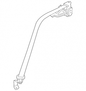 Seat belt rear left Mitsubishi Outlander Sport ASX 10-23 black