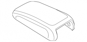 Audi Q3 83A 19-25 armrest, brown leather