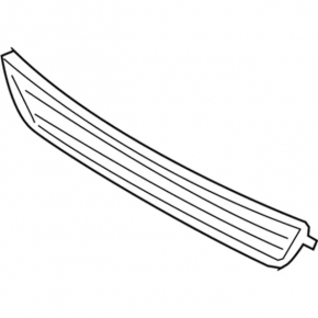 Ford Fusion mk5 13-16 front bumper lower grille structure broken
