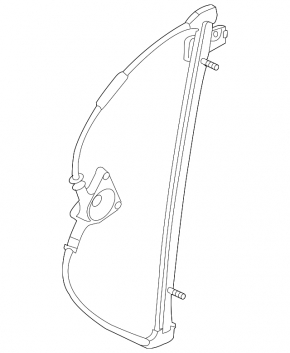 Window lifter with motor rear right Mazda CX-7 06-09