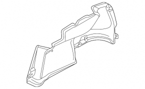 Right arch trim Mazda 6 18-21 type 2
