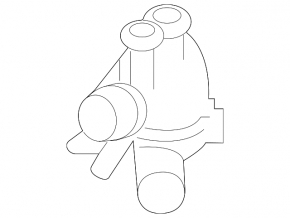 Land Rover Discovery 17-20 Thermostat Housing with Thermostat, 3.0d