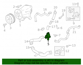 Land Rover Discovery 17-20 Thermostat Housing with Thermostat, 3.0d