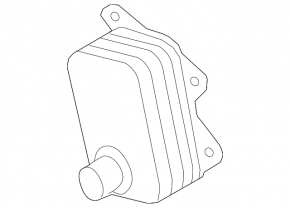 Engine oil cooler for VW Passat b7 12-15 USA 1.8T