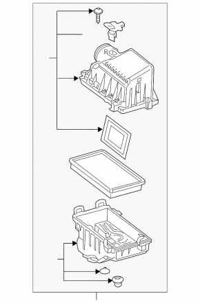 Air filter housing assembly Lexus UX200 19-