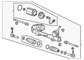 Steering rack Chevrolet Impala 14-20